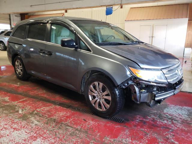 5FNRL5H28CB110138 - 2012 HONDA ODYSSEY LX GRAY photo 4