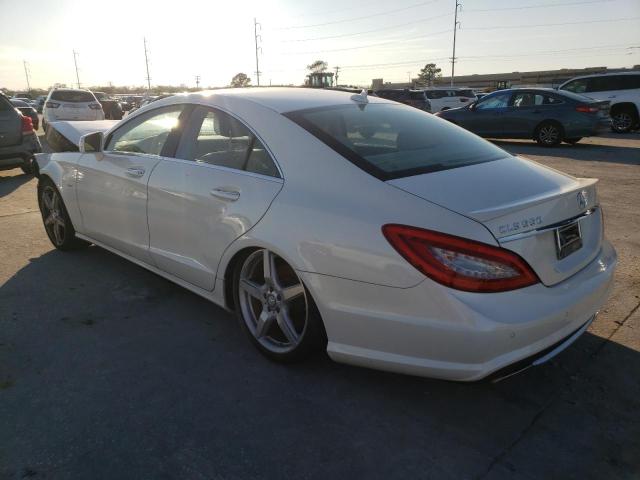 WDDLJ7DB1CA025718 - 2012 MERCEDES-BENZ CLS 550 WHITE photo 2