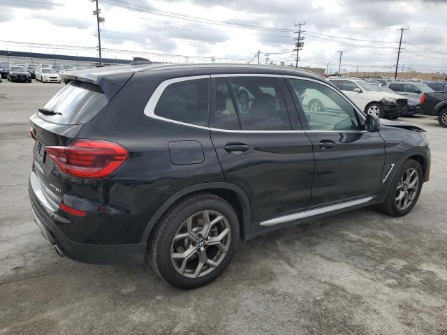 5UXTY5C02M9F64721 - 2021 BMW X3 XDRIVE30I BLACK photo 3