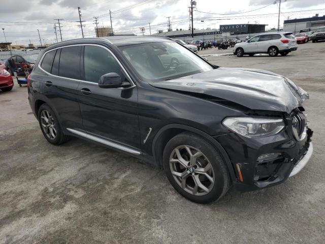 5UXTY5C02M9F64721 - 2021 BMW X3 XDRIVE30I BLACK photo 4