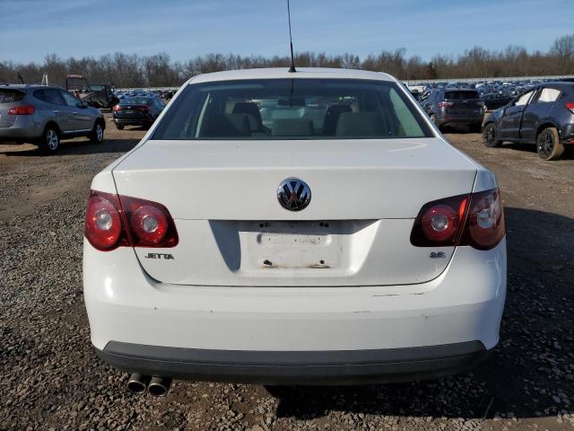 3VWJZ71K39M122068 - 2009 VOLKSWAGEN JETTA S WHITE photo 6