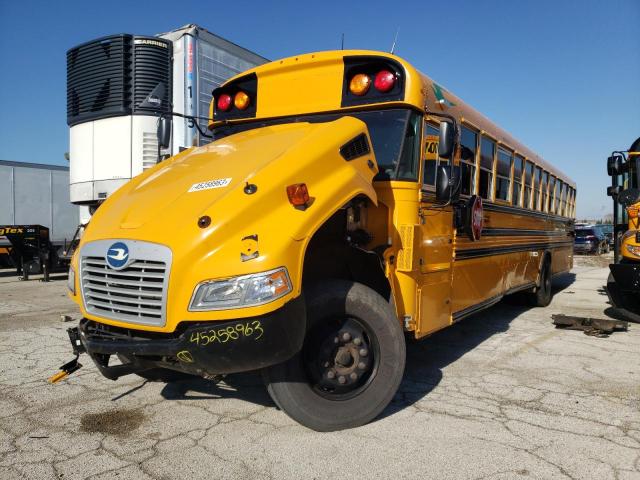 1BAKGCBH8LF363697 - 2020 BLUE BIRD SCHOOL BUS YELLOW photo 2