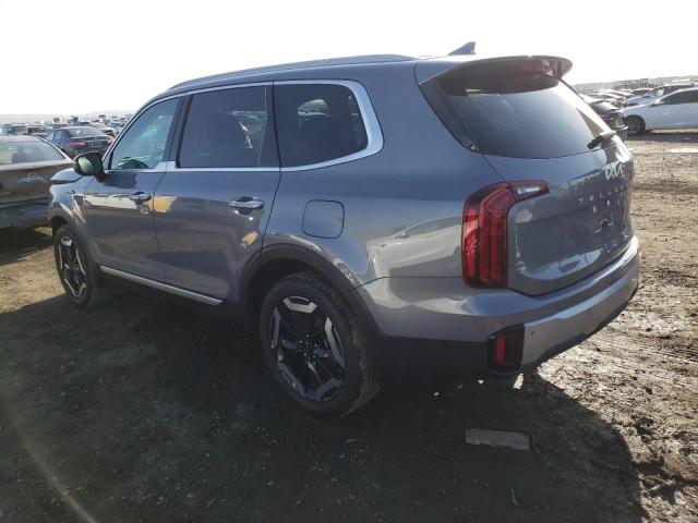 5XYP6DGC8PG349450 - 2023 KIA TELLURIDE S GRAY photo 2