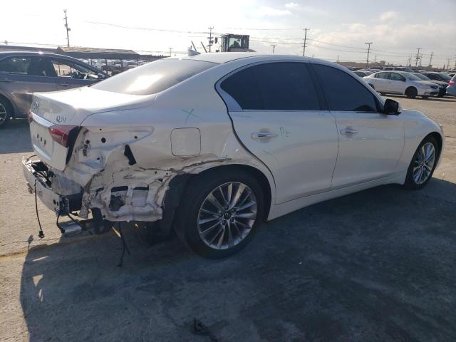 JN1EV7BP9MM705066 - 2021 INFINITI Q50 LUXE WHITE photo 3