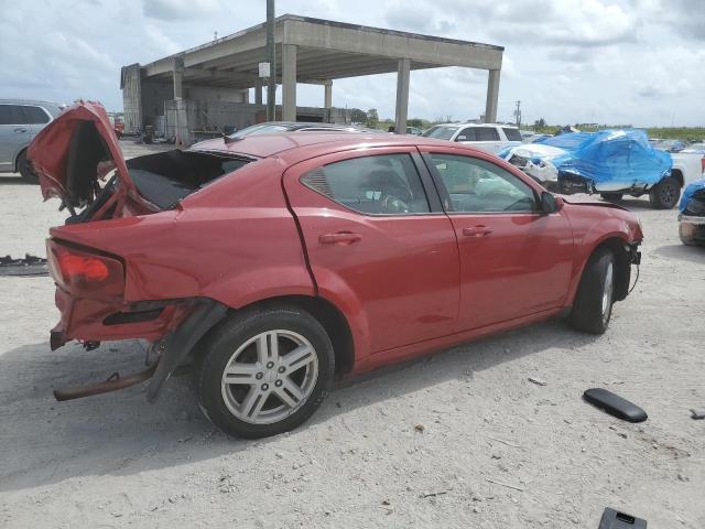 1C3CDZCB8EN163612 - 2014 DODGE AVENGER SXT RED photo 3