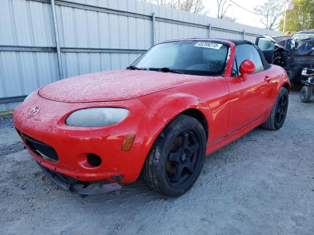 JM1NC25F980145460 - 2008 MAZDA MX-5 MIATA RED photo 1