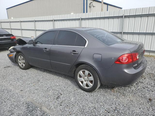 KNAGE123285235606 - 2008 KIA OPTIMA LX GRAY photo 2