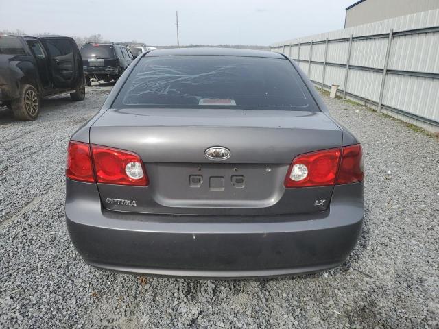 KNAGE123285235606 - 2008 KIA OPTIMA LX GRAY photo 6