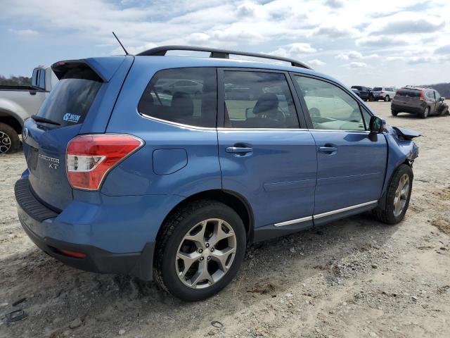 JF2SJGWC2FH511012 - 2015 SUBARU FORESTER 2.0XT TOURING BLUE photo 3