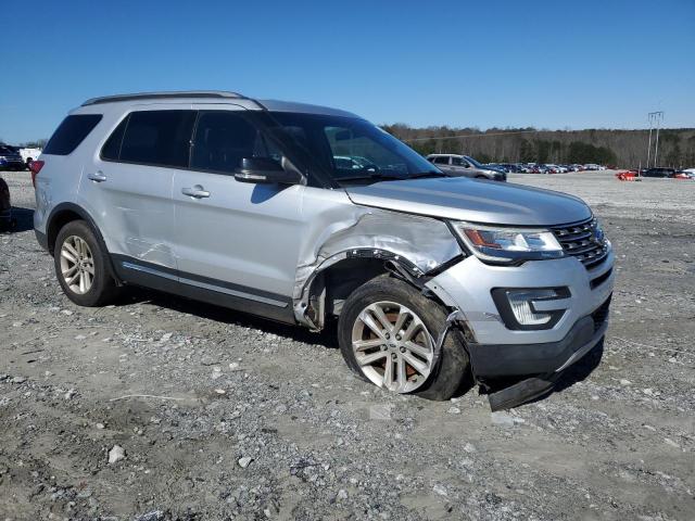 1FM5K7D89HGA07164 - 2017 FORD EXPLORER XLT SILVER photo 4