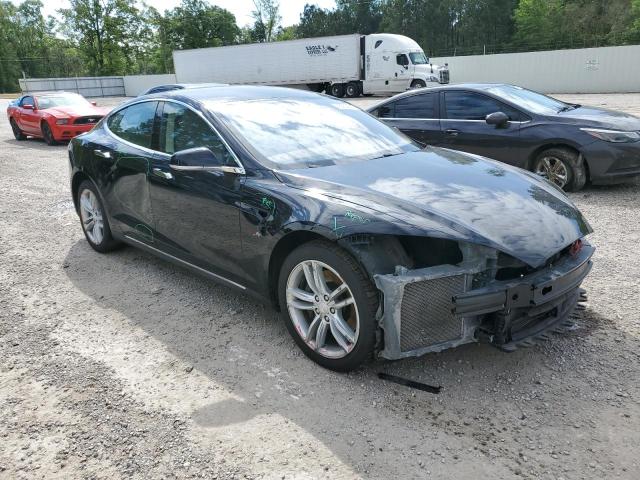 5YJSA1H11EFP61587 - 2014 TESLA MODEL S Սև լուսանկար 4