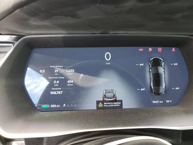 5YJSA1H11EFP61587 - 2014 TESLA MODEL S Սև լուսանկար 9