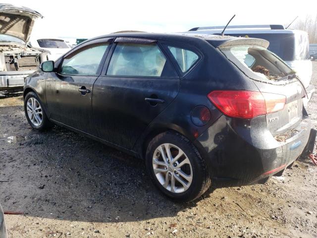 KNAFU5A28C5601916 - 2012 KIA FORTE EX BLACK photo 2