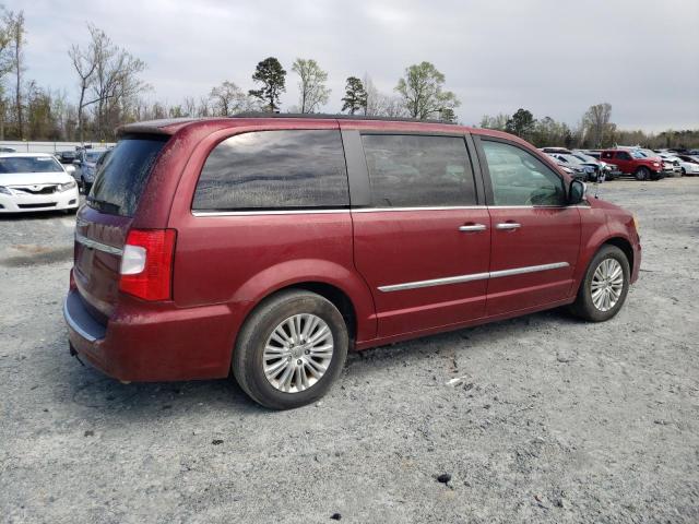 2C4RC1CG2DR712275 - 2013 CHRYSLER TOWN & COU TOURING L BURGUNDY photo 3