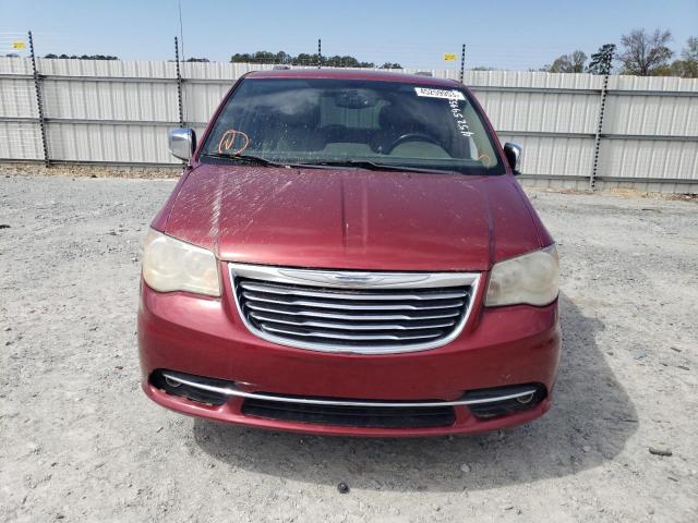 2C4RC1CG2DR712275 - 2013 CHRYSLER TOWN & COU TOURING L BURGUNDY photo 5