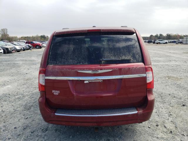 2C4RC1CG2DR712275 - 2013 CHRYSLER TOWN & COU TOURING L BURGUNDY photo 6