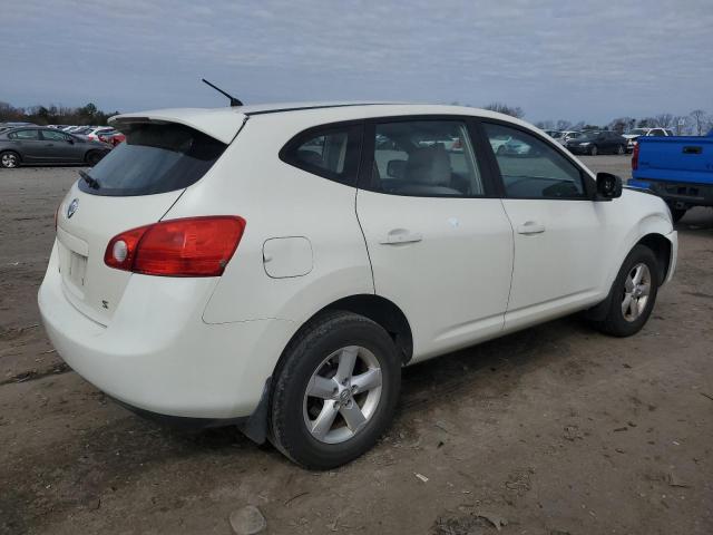 JN8AS58T09W327457 - 2009 NISSAN ROGUE S WHITE photo 3