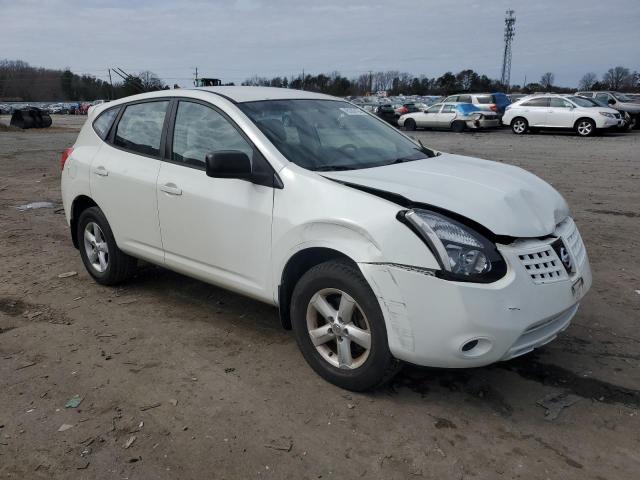 JN8AS58T09W327457 - 2009 NISSAN ROGUE S WHITE photo 4