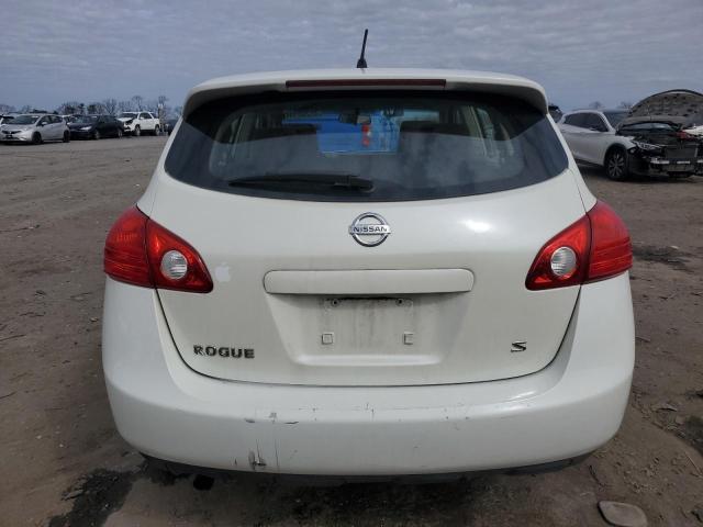 JN8AS58T09W327457 - 2009 NISSAN ROGUE S WHITE photo 6