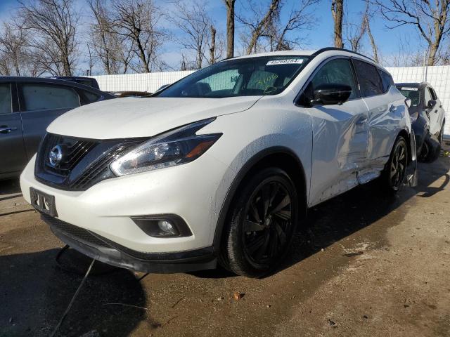 5N1AZ2MG5JN162221 - 2018 NISSAN MURANO S WHITE photo 1