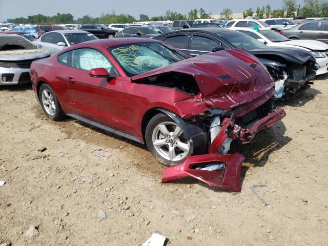 1FA6P8TH5K5175362 - 2019 FORD MUSTANG RED photo 1