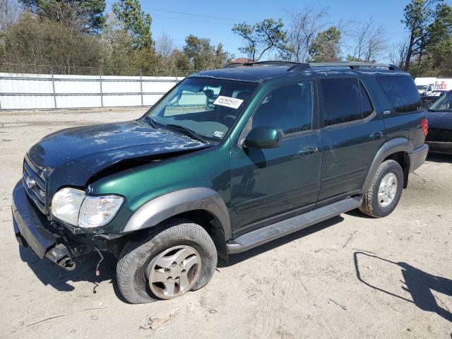 5TDBT44AX4S223692 - 2004 TOYOTA SEQUOIA SR5 GREEN photo 1