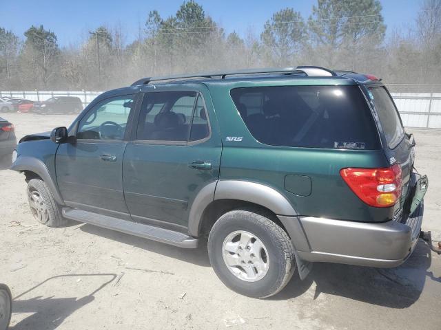 5TDBT44AX4S223692 - 2004 TOYOTA SEQUOIA SR5 GREEN photo 2