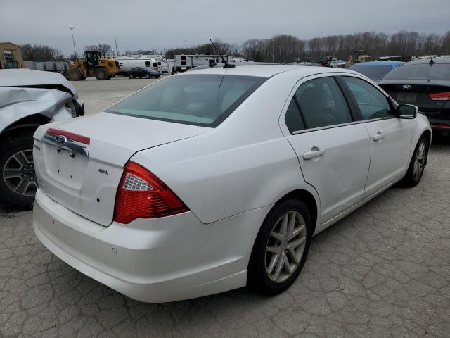 3FAHP0JA9BR266583 - 2011 FORD FUSION SEL WHITE photo 3