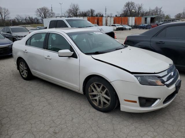 3FAHP0JA9BR266583 - 2011 FORD FUSION SEL WHITE photo 4