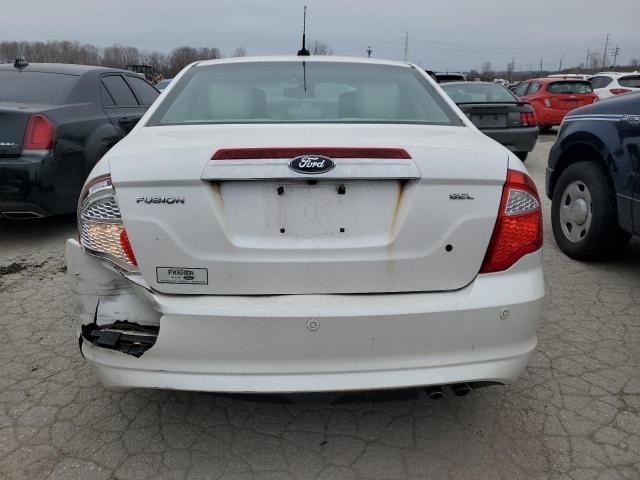 3FAHP0JA9BR266583 - 2011 FORD FUSION SEL WHITE photo 6