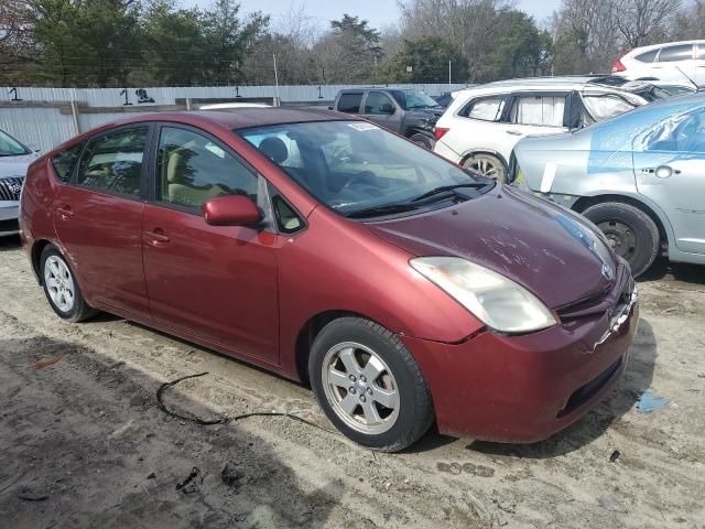 JTDKB20U557014220 - 2005 TOYOTA PRIUS MAROON photo 4