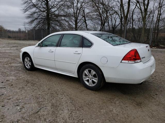 2G1WA5E36E1135303 - 2014 CHEVROLET IMPALA LIM LS WHITE photo 2