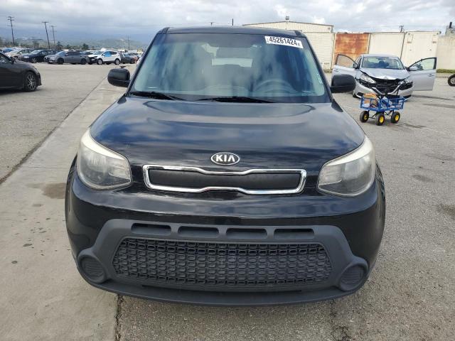 KNDJN2A28E7739102 - 2014 KIA SOUL BLACK photo 5