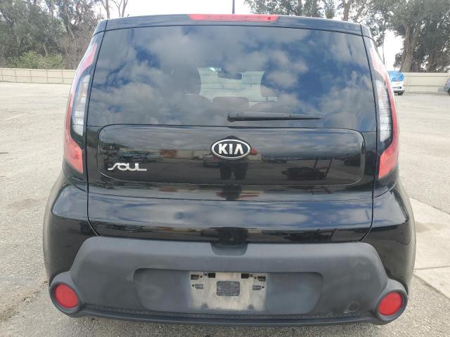 KNDJN2A28E7739102 - 2014 KIA SOUL BLACK photo 6