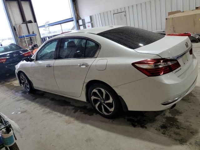 1HGCR3F85GA005749 - 2016 HONDA ACCORD EXL WHITE photo 2