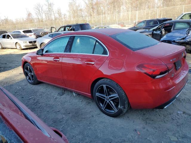 WDD3G4FB9KW035862 - 2019 MERCEDES-BENZ A 220 4MATIC RED photo 2