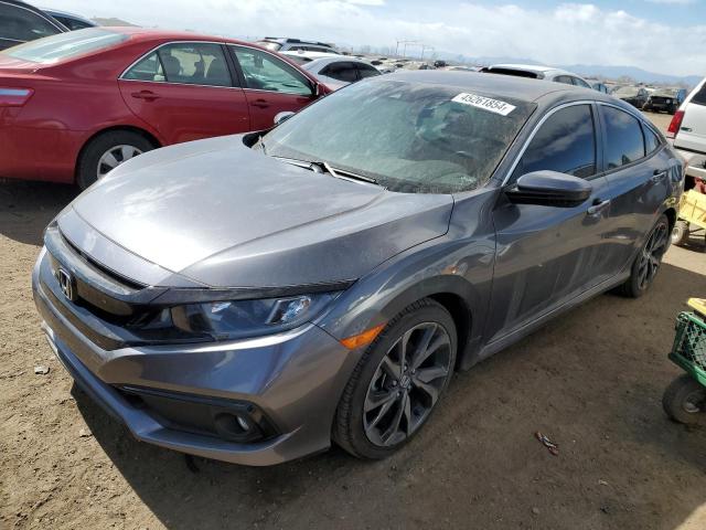 2HGFC2F87MH542709 - 2021 HONDA CIVIC SPORT GRAY photo 1