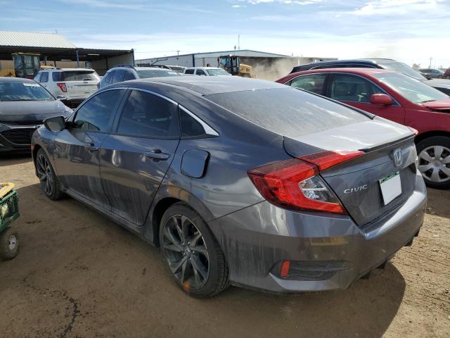 2HGFC2F87MH542709 - 2021 HONDA CIVIC SPORT GRAY photo 2