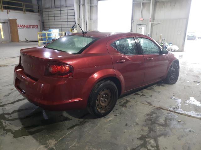 1C3CDZAB6EN190388 - 2014 DODGE AVENGER SE RED photo 3