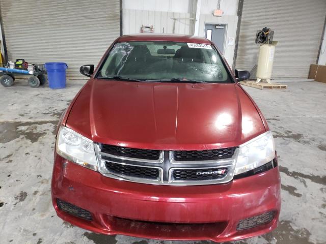 1C3CDZAB6EN190388 - 2014 DODGE AVENGER SE RED photo 5