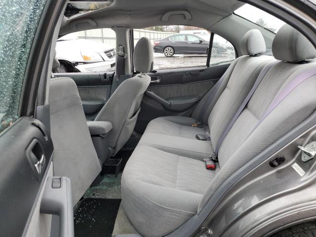 2HGES26885H593135 - 2005 HONDA CIVIC EX GRAY photo 10