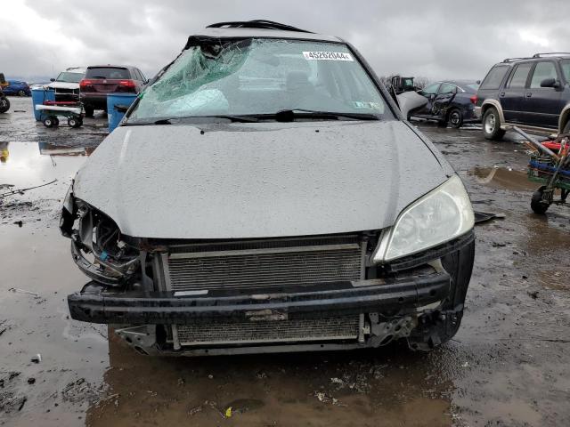 2HGES26885H593135 - 2005 HONDA CIVIC EX GRAY photo 5