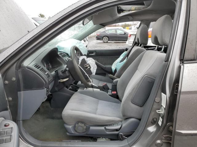 2HGES26885H593135 - 2005 HONDA CIVIC EX GRAY photo 7