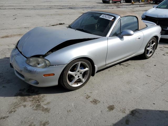 JM1NB353410202247 - 2001 MAZDA MX-5 MIATA BASE SILVER photo 1