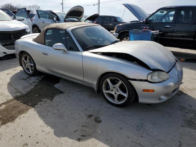 JM1NB353410202247 - 2001 MAZDA MX-5 MIATA BASE SILVER photo 4