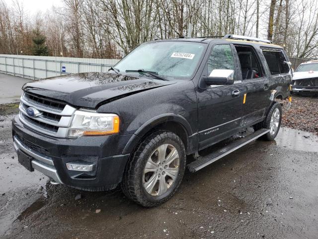 1FMJK1MT4HEA22411 - 2017 FORD EXPEDITION EL PLATINUM BLACK photo 1