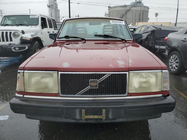 YV1AX8849H1259799 - 1987 VOLVO 244 DL BURGUNDY photo 5