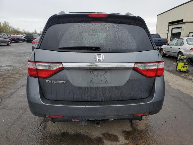 5FNRL5H63CB084132 - 2012 HONDA ODYSSEY EXL GRAY photo 6