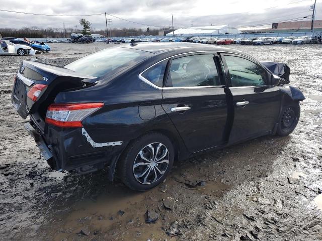 3N1AB7AP9FY272342 - 2015 NISSAN SENTRA S BLACK photo 3