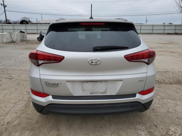 KM8J3CA47HU484280 - 2017 HYUNDAI TUCSON LIMITED SILVER photo 6